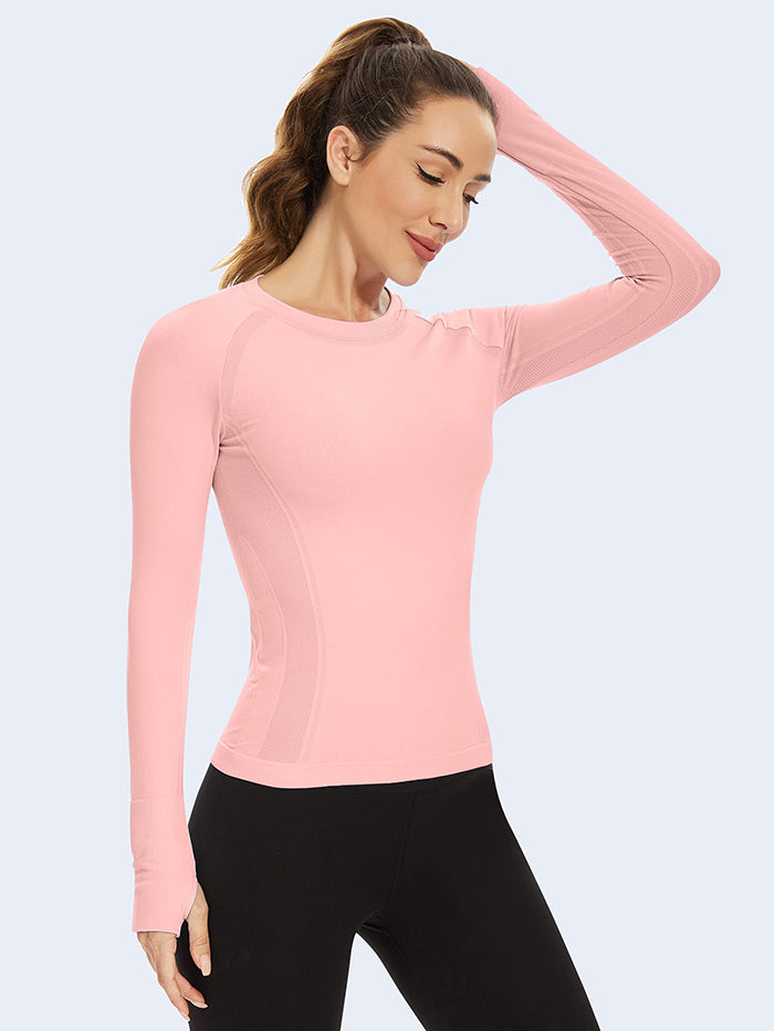 Wholesale Sportswear in Bulk MATHCAT Quick Dry Gym Athletic Long Sleeve Workout Shirts
