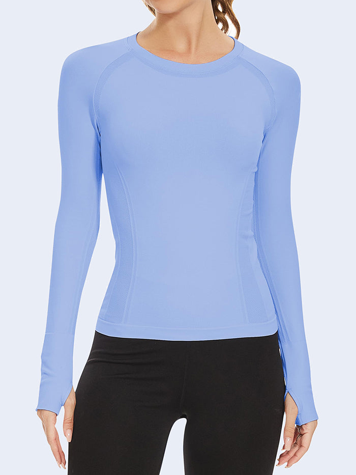 Wholesale Sportswear in Bulk MATHCAT Quick Dry Gym Athletic Long Sleeve Workout Shirts