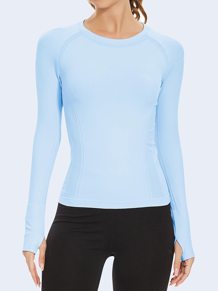 Wholesale Sportswear in Bulk MATHCAT Quick Dry Gym Athletic Long Sleeve Workout Shirts