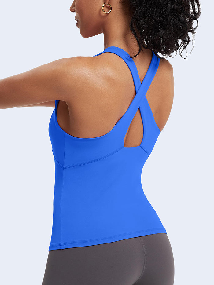 MATHCAT Womens Cross Back Workout Tank Tops Wholesale