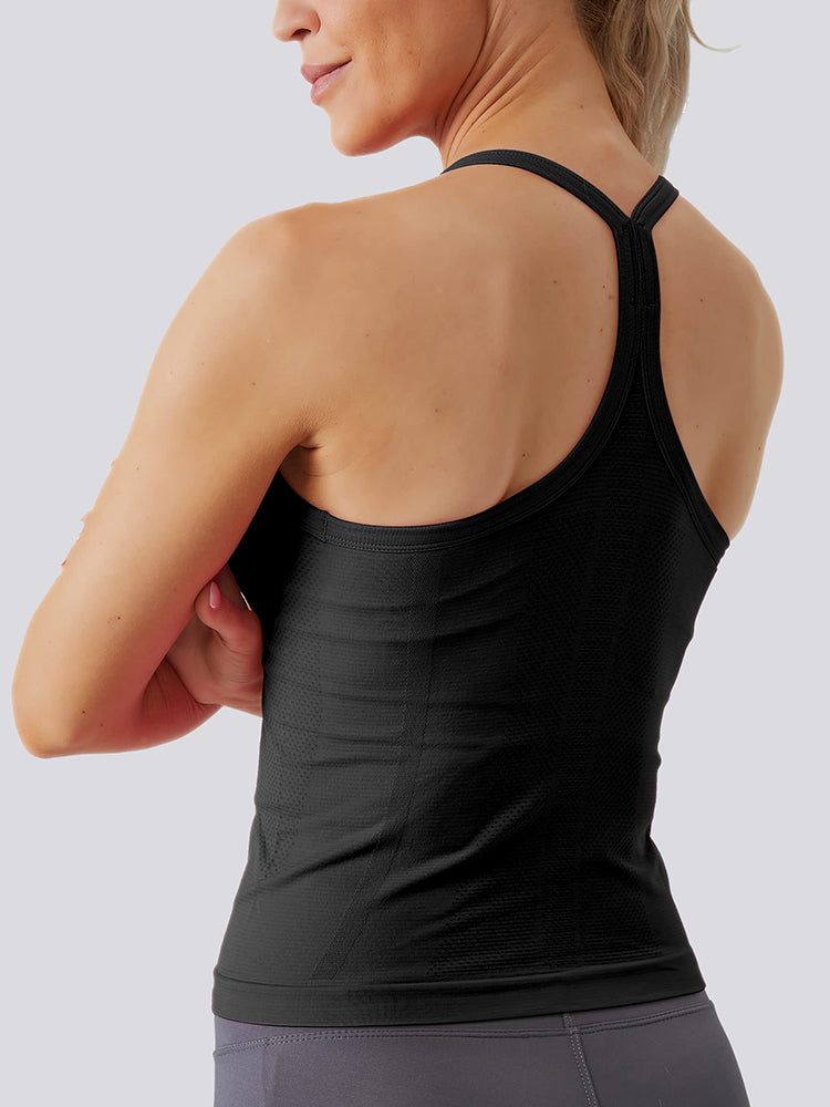 MathCat Racerback Athletic Black Tank Top Black