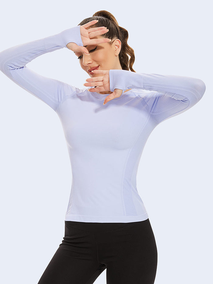 Wholesale Sportswear in Bulk MATHCAT Quick Dry Gym Athletic Long Sleeve Workout Shirts