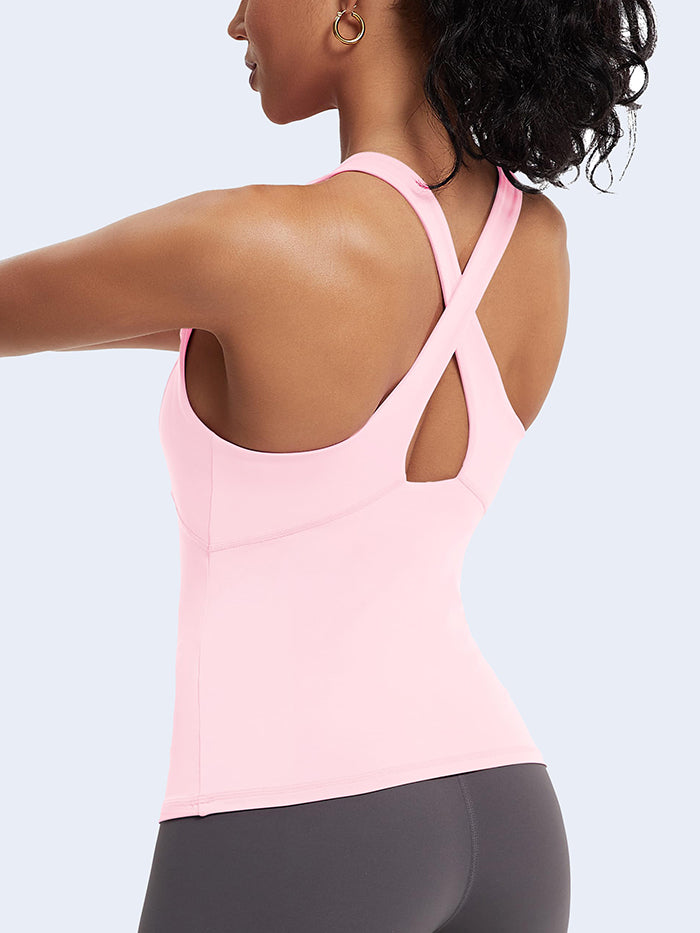 MATHCAT Womens Cross Back Workout Tank Tops Wholesale