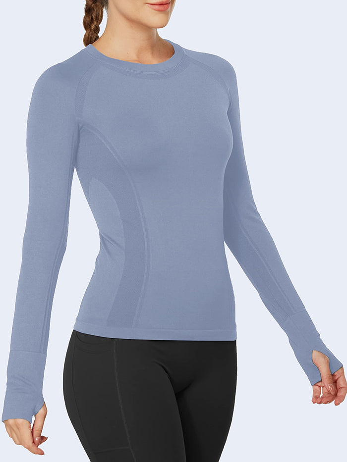Wholesale Sportswear in Bulk MATHCAT Quick Dry Gym Athletic Long Sleeve Workout Shirts