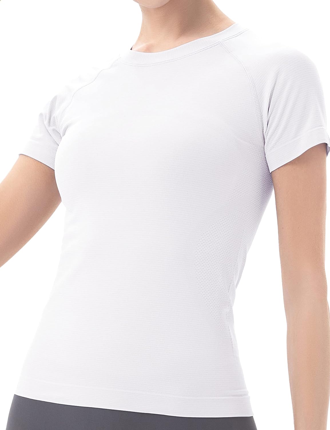MATHCAT Seamless Yoga Athletic Workout T-Shirts
