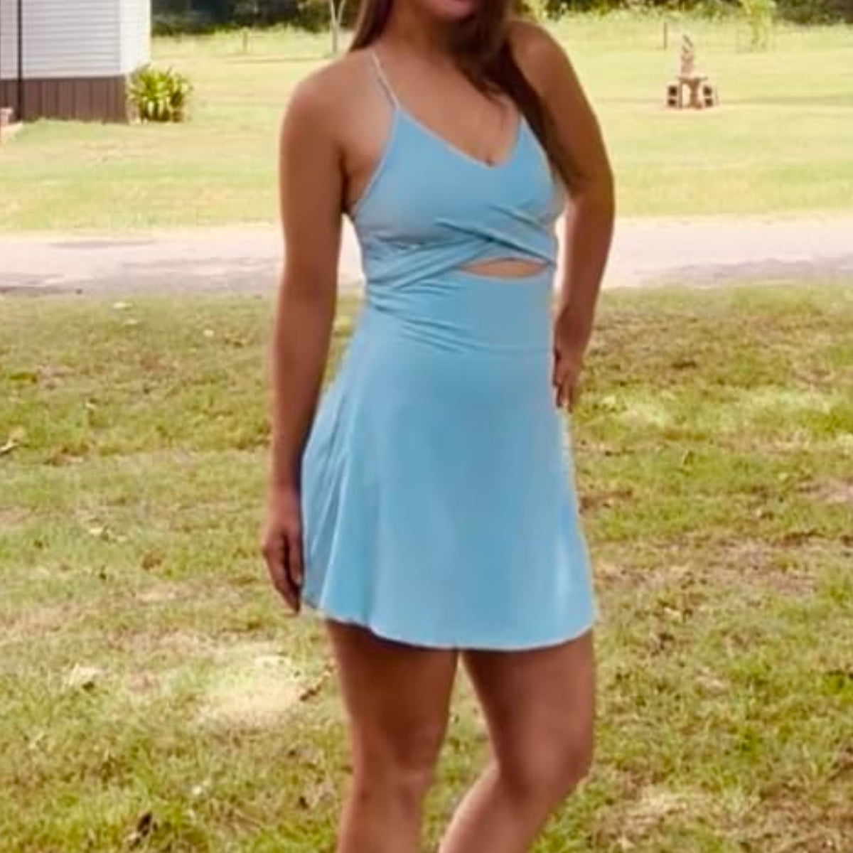 MathCat Tennis Dress, Athletic Dress for Women with Built in Bra & Shorts Pockets Golf Summer Dresses Outfits for Workout