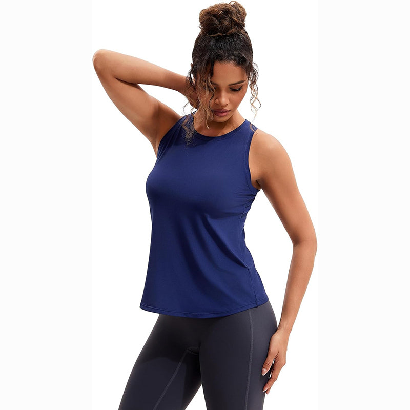 MATHCAT Women's Workout Tank Tops Racerback Lightweight Yoga Tennis Shirts Loose Fit Athletic Running Tank Top