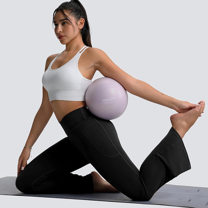 MATHCAT Flare Leggings for Women with Pockets, Crossover High Waisted Bootcut Black Flared Pants for Yoga Workout Gym
