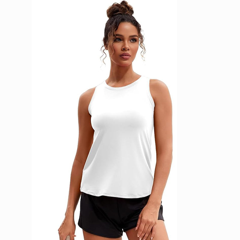 MATHCAT Women's Workout Tank Tops Racerback Lightweight Yoga Tennis Shirts Loose Fit Athletic Running Tank Top