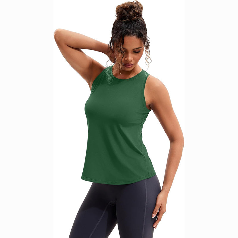 MATHCAT Women's Workout Tank Tops Racerback Lightweight Yoga Tennis Shirts Loose Fit Athletic Running Tank Top