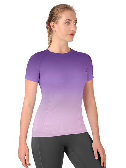 Wholesale Gradient Running Shirts – MATHCAT Seamless Long Sleeve Team & Custom Fitness Tops