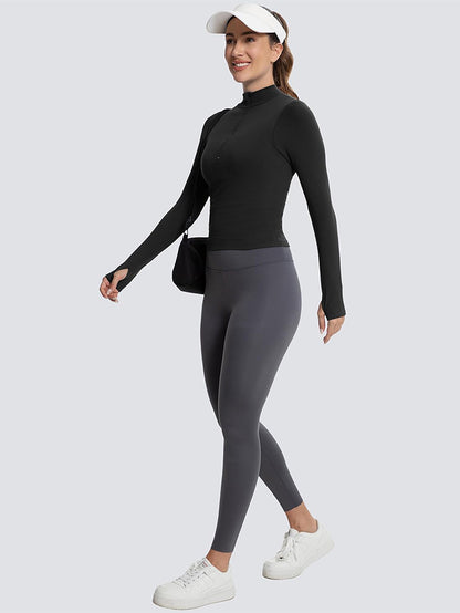 MATHCAT Womens Lightweight Half Zip Workout Jackets with Thumb Holes Wholesale