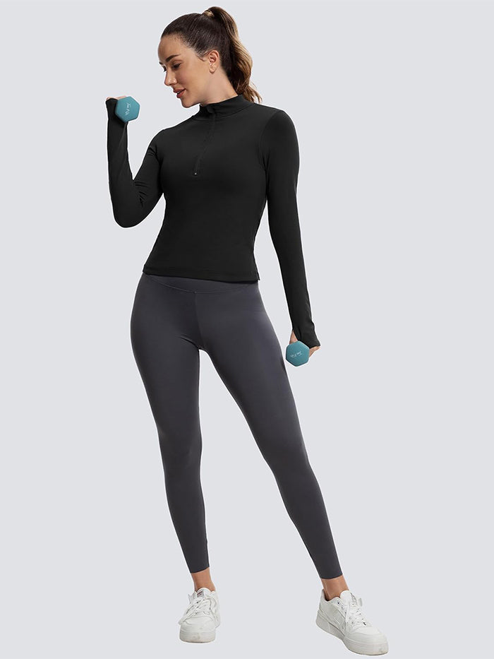MATHCAT Womens Lightweight Half Zip Workout Jackets with Thumb Holes Wholesale
