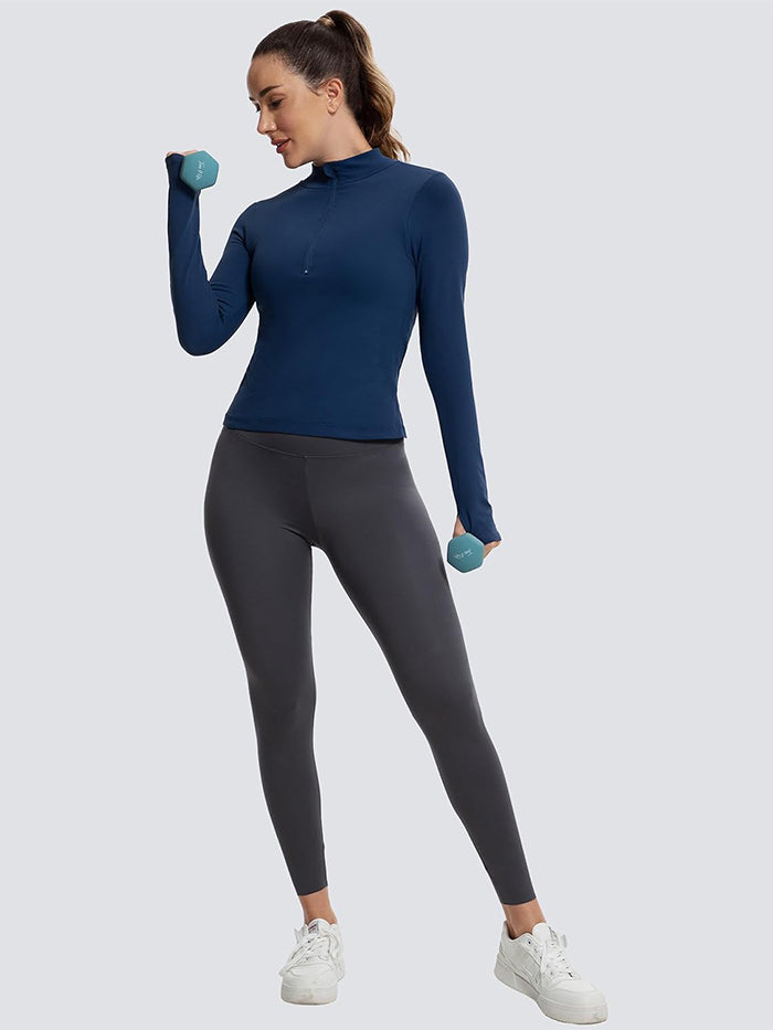 MATHCAT Womens Lightweight Half Zip Workout Jackets with Thumb Holes Wholesale