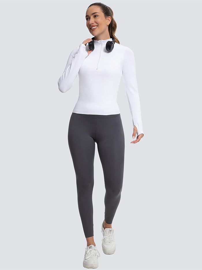 MATHCAT Womens Lightweight Half Zip Workout Jackets with Thumb Holes Wholesale