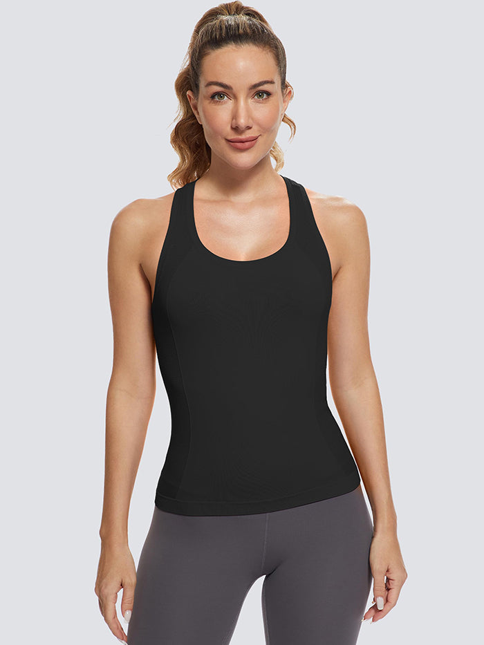 Crz Yoga Tank Tops MathCat Seamless Workout Tank Women's