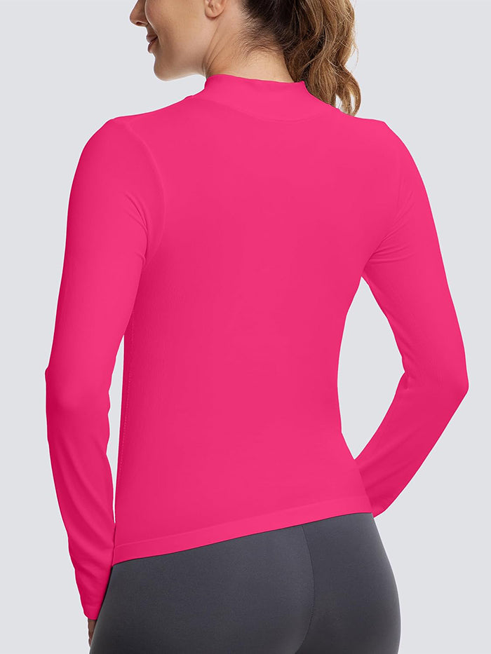 MATHCAT Womens Lightweight Half Zip Workout Jackets with Thumb Holes Wholesale