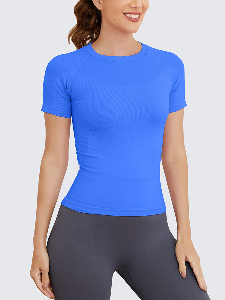 MathCat Long Sleeve Workout Shirts Yoga Running Women's