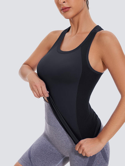 MathCat Women Running Seamless Workout Tank Top