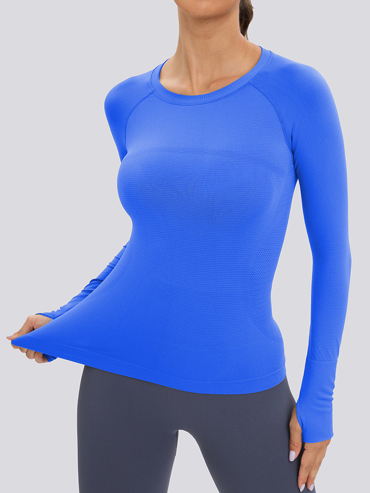 MathCat Long Sleeve Workout Shirts Yoga Running Women's Compression Sh –  Mathcat