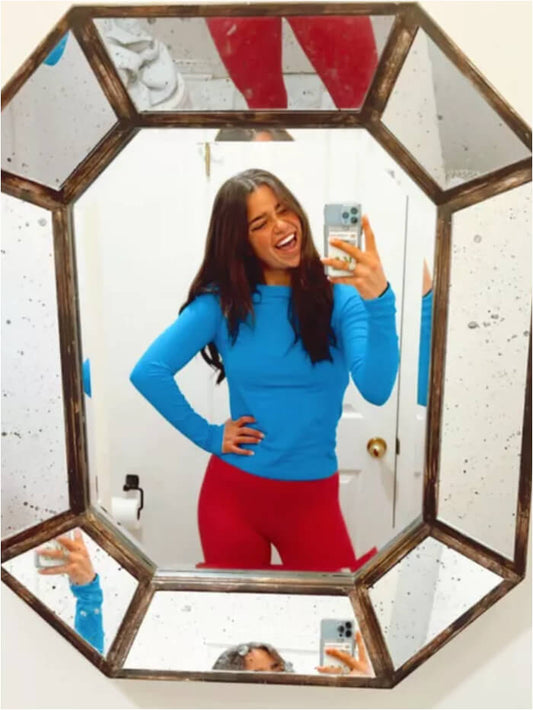 MathCat Quick Dry Gym Athletic Long Sleeve Workout Shirts Blue02