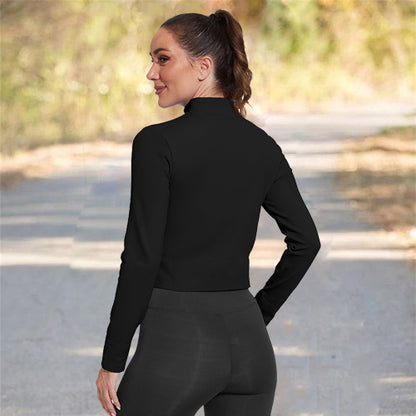 MATHCAT Womens Light Jacket for Spring Seamless Slim Fit Cropped Athletic Jackets