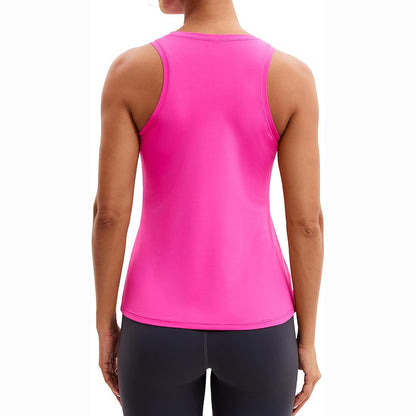 MATHCAT Women's Workout Tank Tops Racerback Lightweight Yoga Tennis Shirts Loose Fit Athletic Running Tank Top